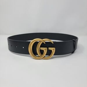 GUCCI GG Marmont Leather Belt SZ 75cm.30inch